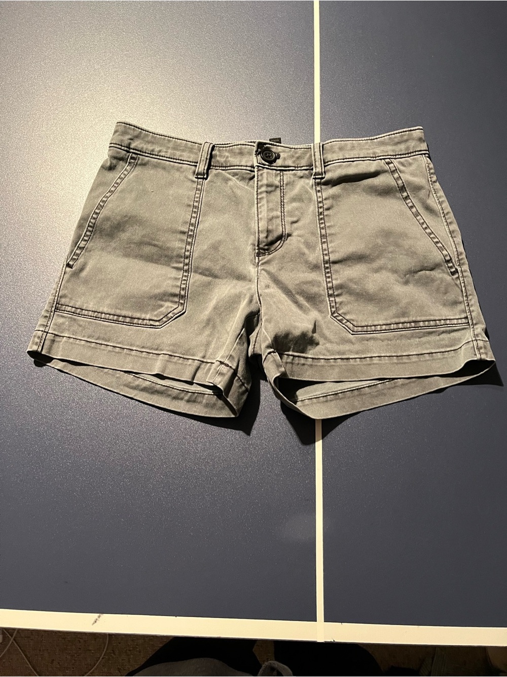 Banana Republic Grey/Green Cargo Shorts